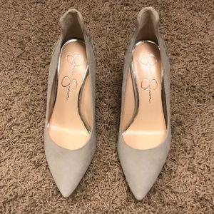 Jessica Simpson suede heels